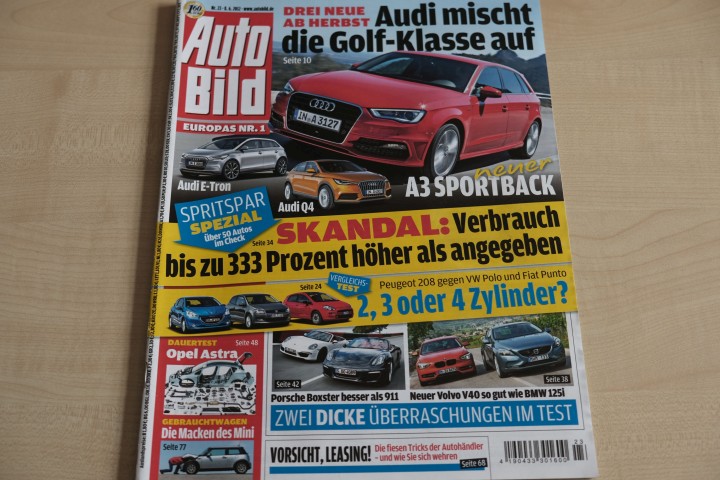 Deckblatt Auto Bild (23/2012)